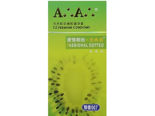 帮德007天然橡胶胶乳男用避孕套 香蕉味